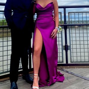 Tarik Ediz designer prom dress